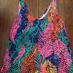 Lilly Pulitzer leaf print tank